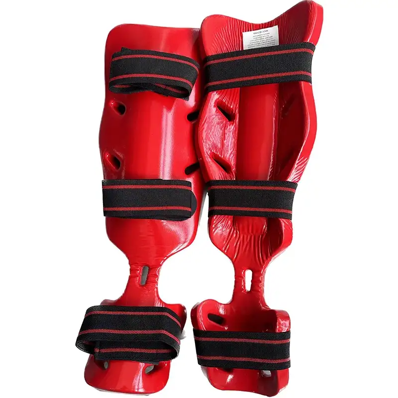Dipped Taekwondo Shin Instep Guard