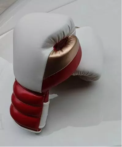 Advanced microfiber leather boxing gloves with latex padding for frequent sparring